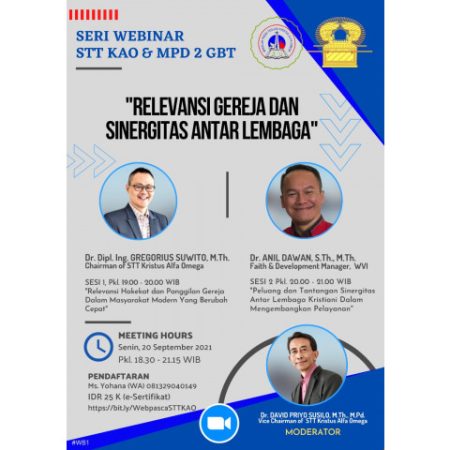 Webinar STT Kristus Alfa Omega Semarang & MPD 2 GBT