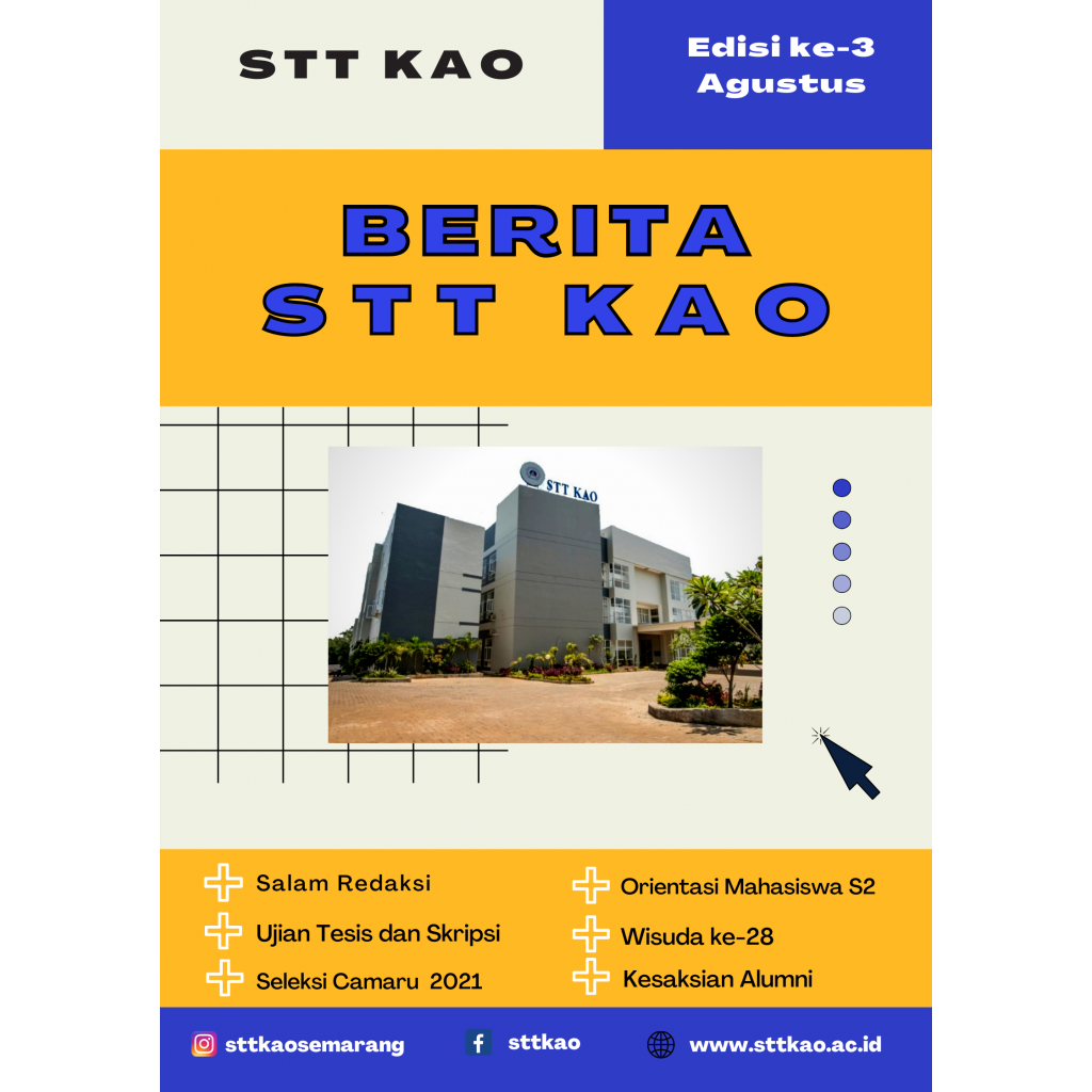 Buletin STT KAO Edisi ke-3 Agustus Oleh STT KAO